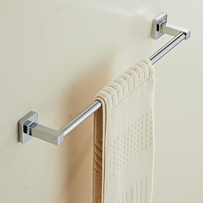 18 Inch Towel Racks for Bathroom Wall Mounted, Chrome Finish Stainless Rack - Image 3