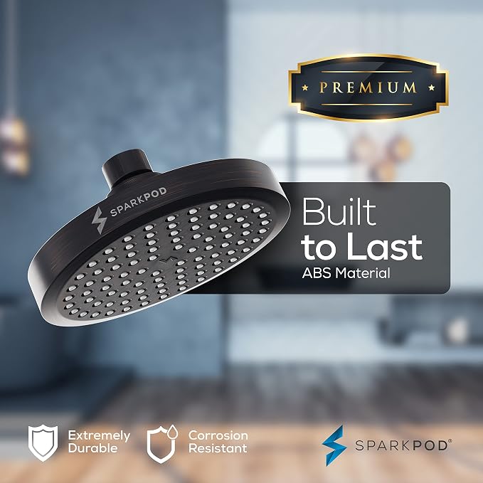 SparkPod Round Rain Shower Head - Image 8