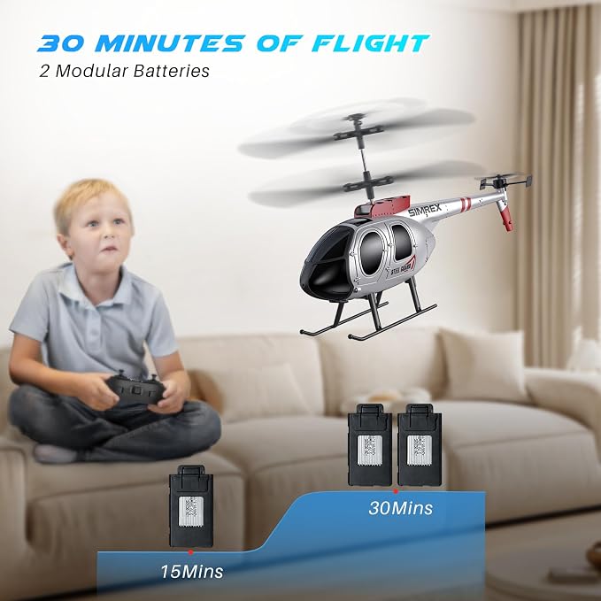SIMREX RC Helicopter, Remote Control Helicopter Toy - Image 8