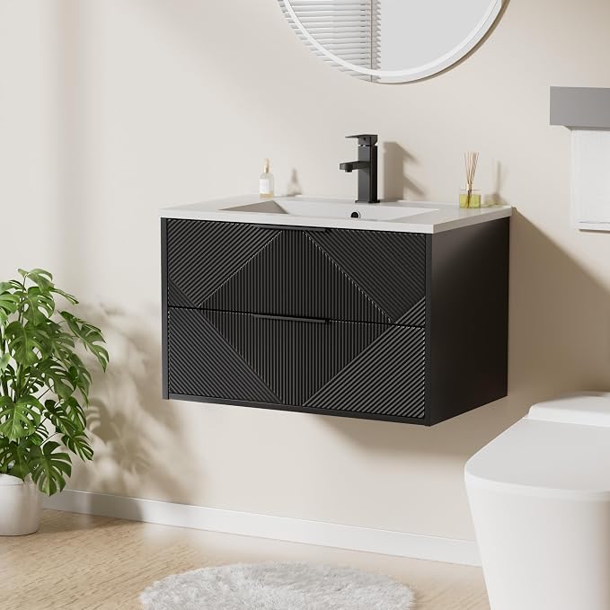 LUCKWIND 30" Floating Bathroom Vanity - Image 6
