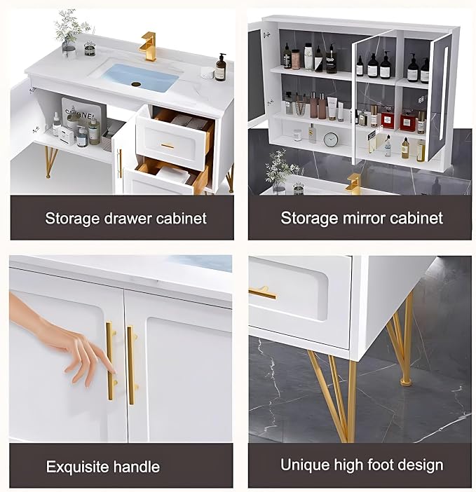 Modern 42" Bathroom Vanity - Image 5