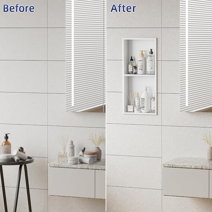 No Tile Needed Shower Niche - Image 7