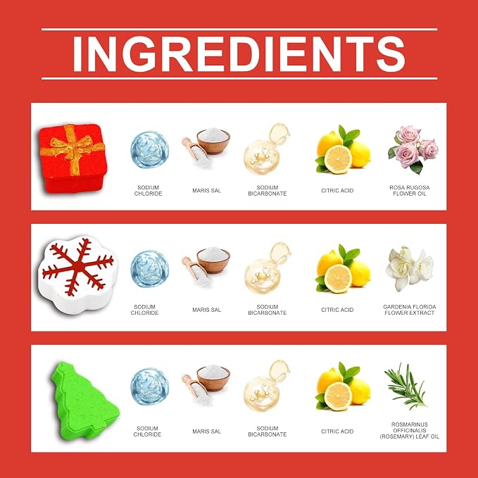 Christmas Bath Bombs Set - Image 6