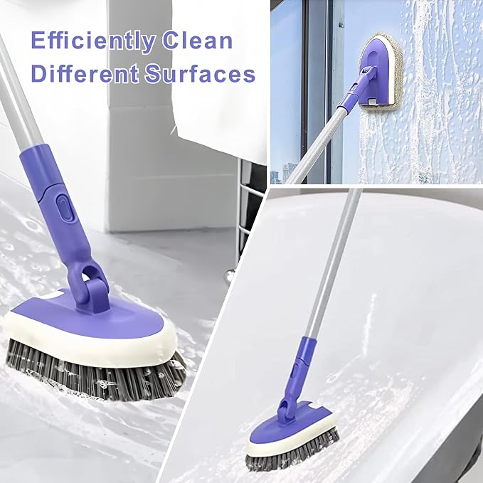 2 in 1 Tile Tub Scrubber Brush - Image 4