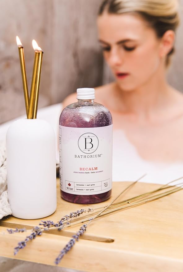 Bathorium BeCalm Bubble Elixir, Relaxing Bubble Bath - Image 5