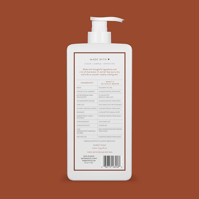 Native Moisturizing Body Wash Contains Naturally Derived Ingredients | - Image 3