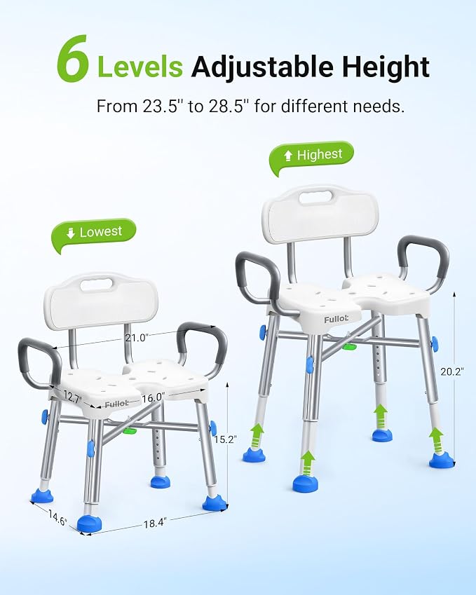 Ergonomic H-Shaped Shower Chair - Image 7