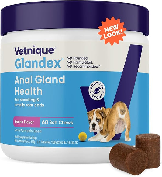 Vetnique Glandex Anal Gland Soft Chew Treats by VetniqueLabs