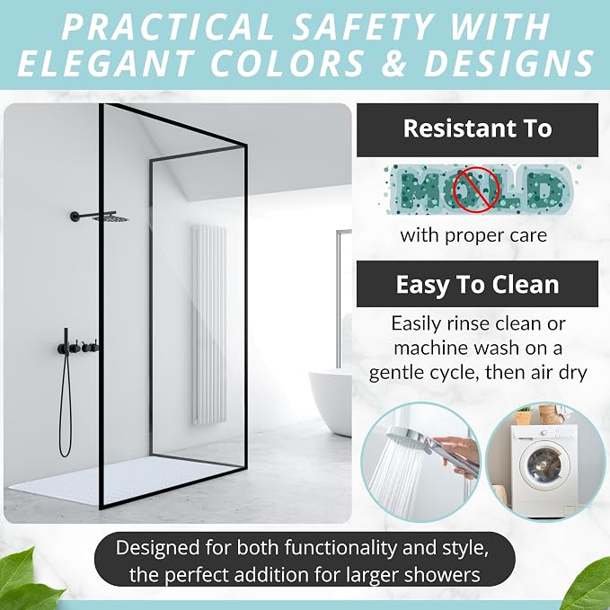 ENKOSI Extra Large Shower Mat Non Slip - Image 5