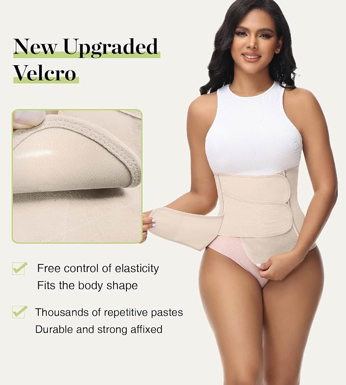 SHAPSHE Waist Trainer for Women Postpartum Recovery Wrap Waist Cincher Corset - Image 4