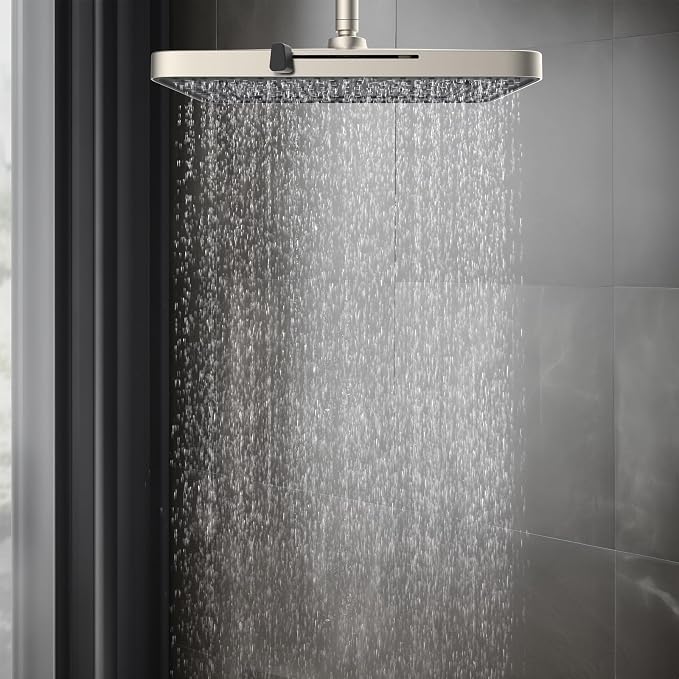 Hibbent 5 Spray Modes Shower Head, Large Rainfall Showerhead, High Flow - Image 7