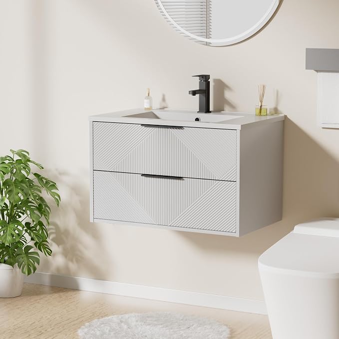 LUCKWIND 30" Floating Bathroom Vanity - Image 6
