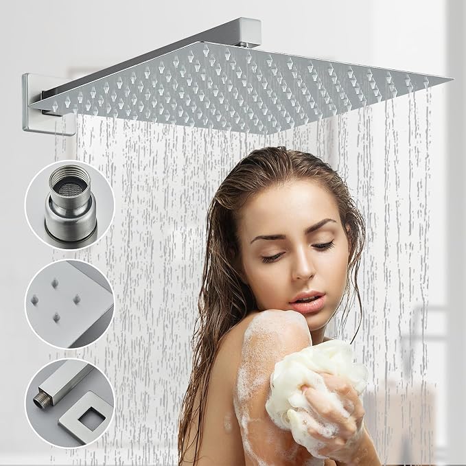 Shower Faucet Set Brushed Nickel Shower System - Image 3
