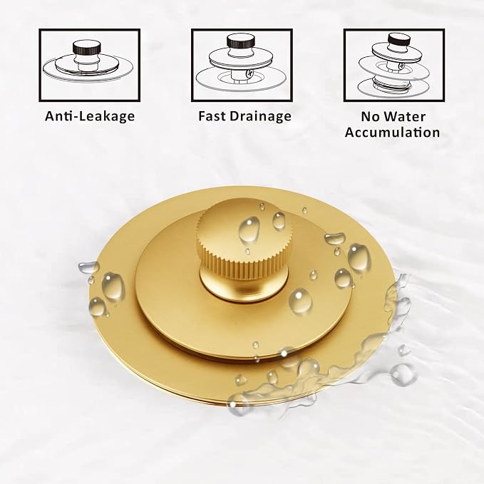 Artiwell Bath Tub Drain Trim Set Conversion Kit Assembly, - Image 6