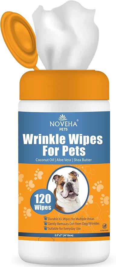 NOVEHA 120PCs - 5”x7” Large Dog Wipes | Wipes by NOVEHA