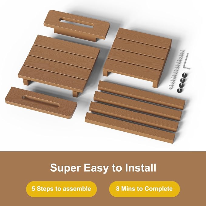 HIPS Shower Benches for Inside Shower, Shower Stool - Image 7