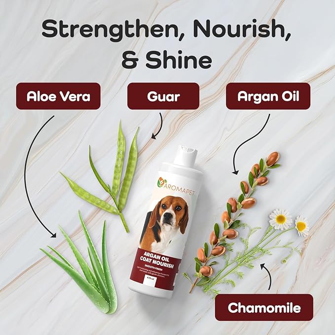 Argan Oil Coat Nourish Dog Shampoo - Image 5