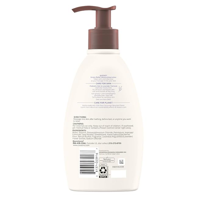Aveeno Stress Relief Moisturizing Body Lotion - Image 9