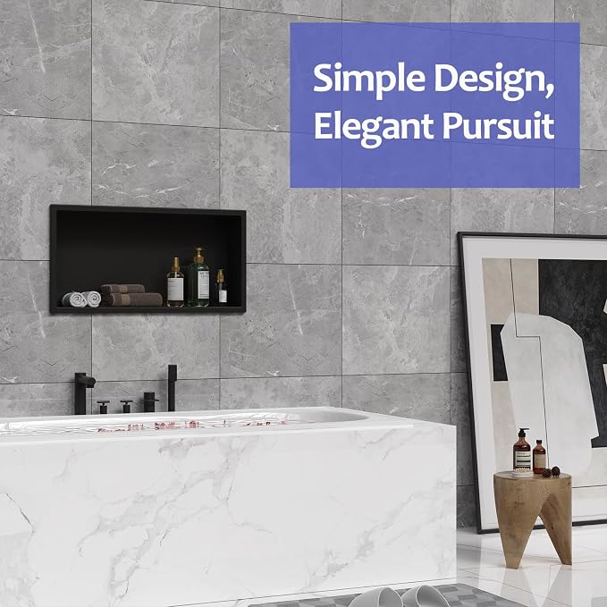 Shower Niche, Recessed Wall Niche Shelf - Image 7