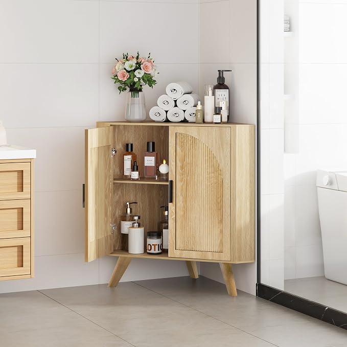 BERRYMERRY Fluted Corner Cabinet - Image 2