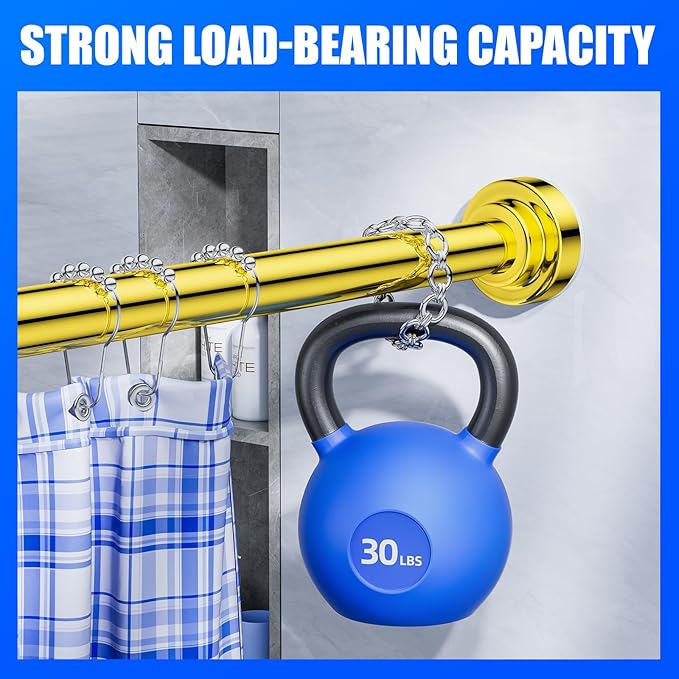 Ausemku Shower Curtain Rod - Image 4
