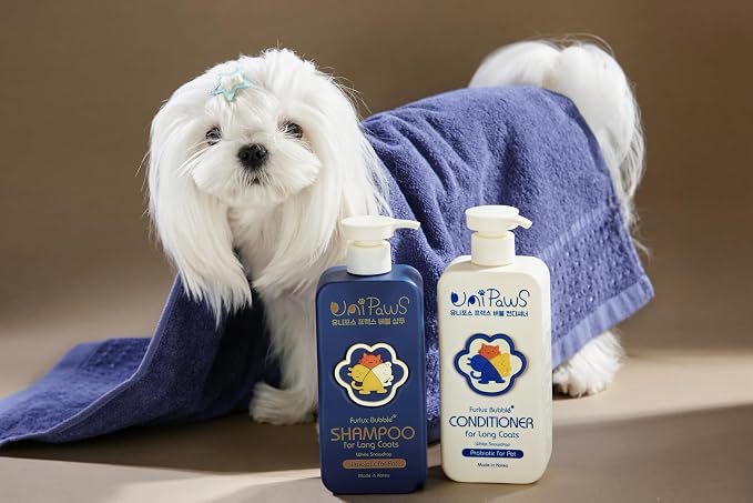 Unipaws Biotin Dog Shampoo for Long-Haired Coats – Deshedding, Detangling & - Image 2
