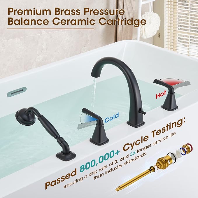 High Flow Roman Tub Faucet - Image 6