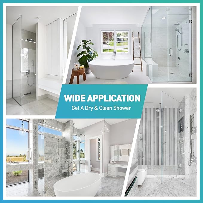 Shower Door Bottom Seal, Frameless Glass Door Seal Strip to Seal 12mm Gap - Image 6