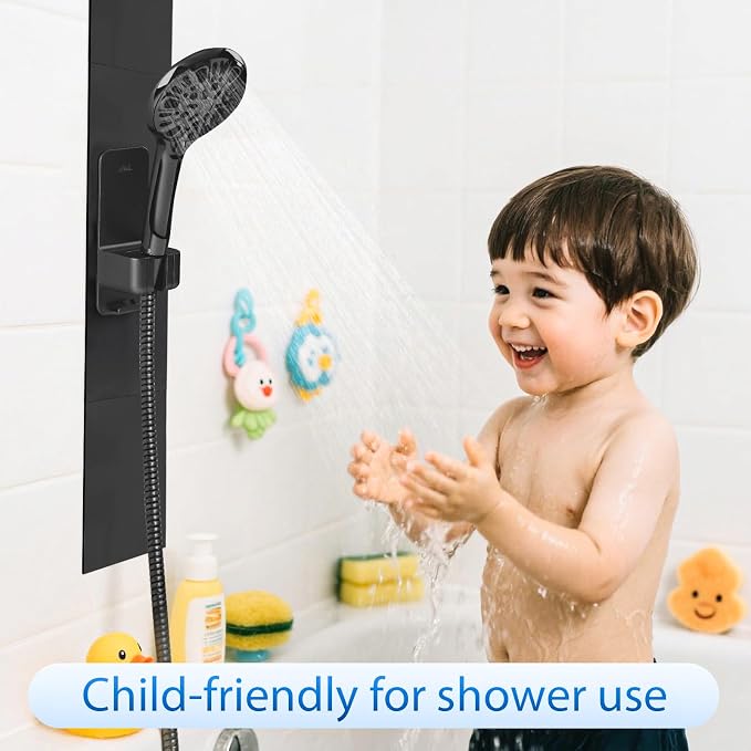 Modular Magnetic Handheld Shower Holder, 5-Section Customizable Sliding Rail - Image 4
