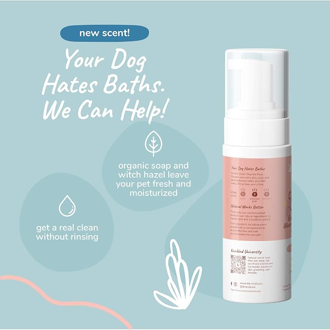 kin+kind Waterless Dry Shampoo for Dogs - Image 2