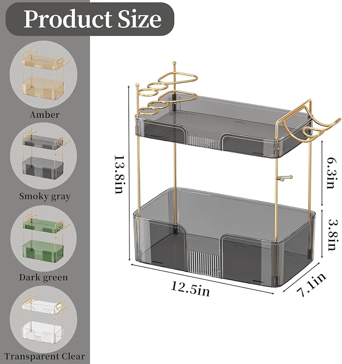 2 Tier Bathroom Counter Organizer - Image 3