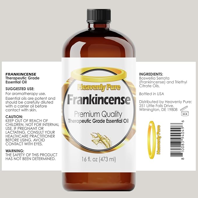 Frankincense Essential Oil 16 Fl Oz Large Bottle - Image 2