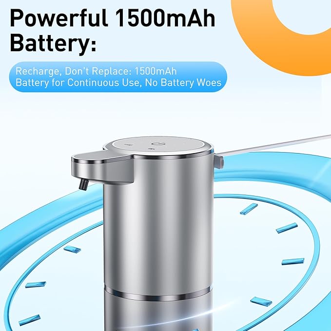 Automatic Foaming Soap Dispenser Foaming Hand Sanitizer Touchless 1500mAh Soap - Image 2