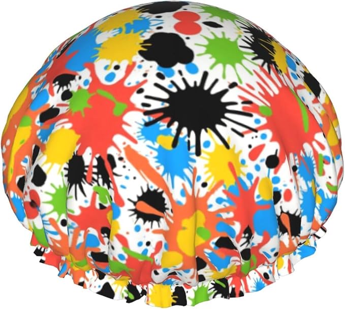 Double Waterproof Layers Shower Caps by Unknown
