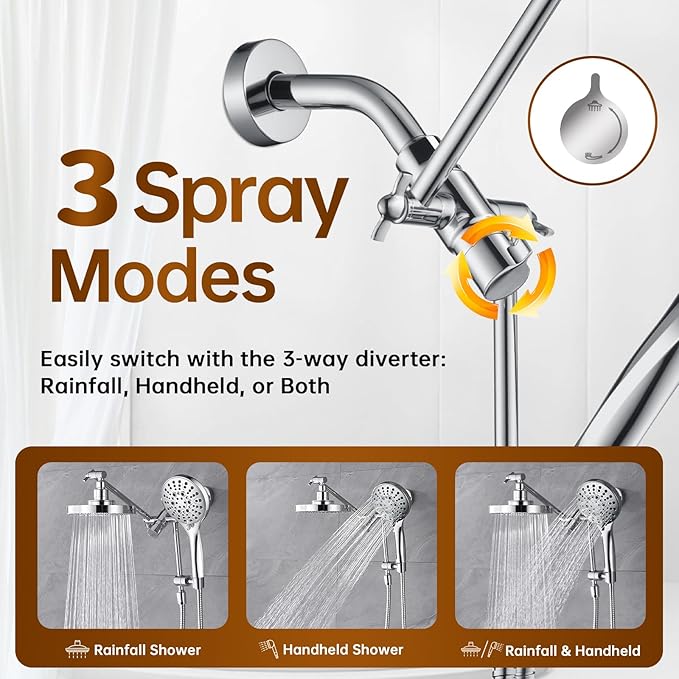 BRIGHT SHOWERS Rain Shower Head - Image 3
