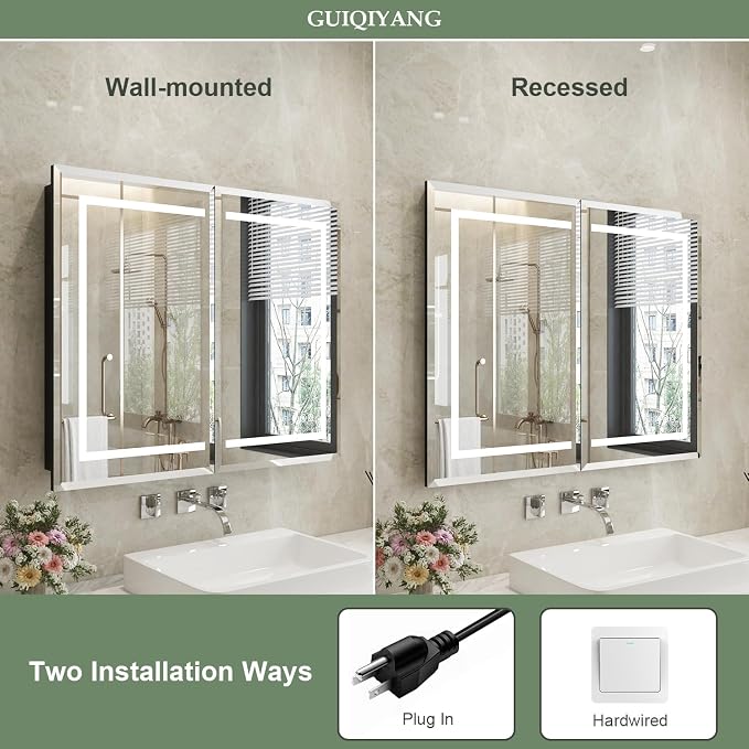 Medicine Cabinet, LED Mirror Cabinet - Image 5