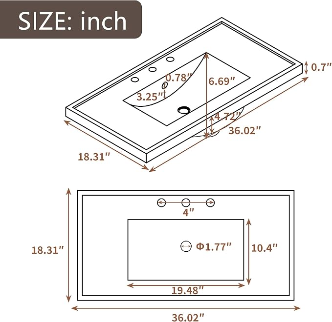 Favfurish 36" Bathroom Vanity - Image 12