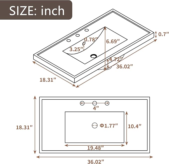 Favfurish 36" Bathroom Vanity - Image 14