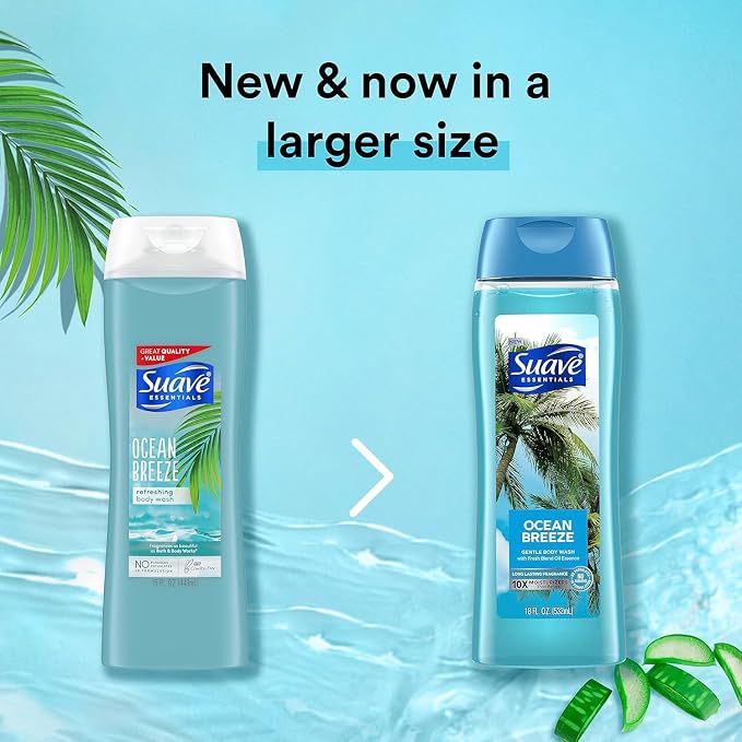 Suave Moisturizing Body Wash, - Image 3