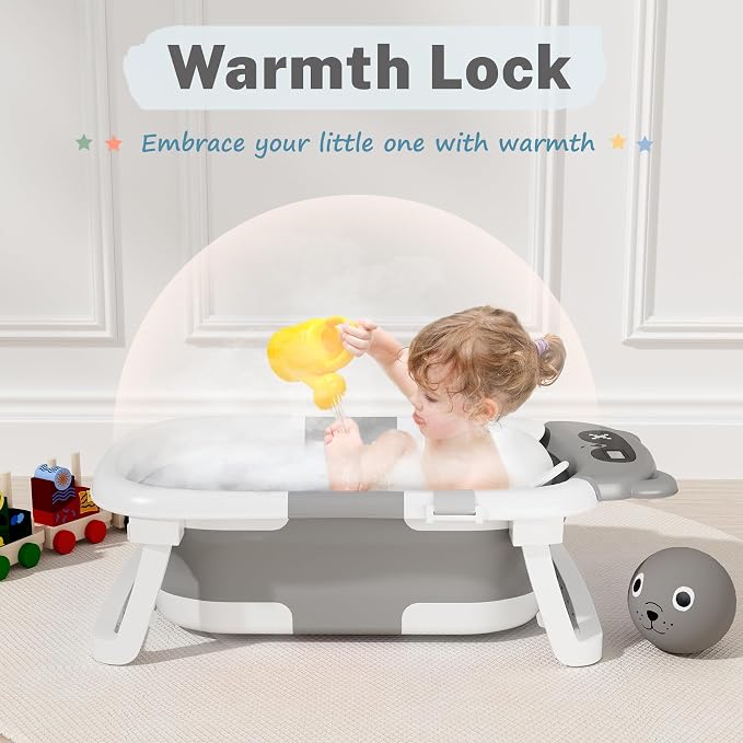AVIDOR Baby Bathtub, Collapsible Bathtub - Image 7