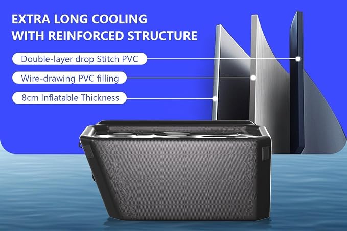 DEEPTIME Angled Portable Ice Bath Tub Cold Plunge | - Image 3
