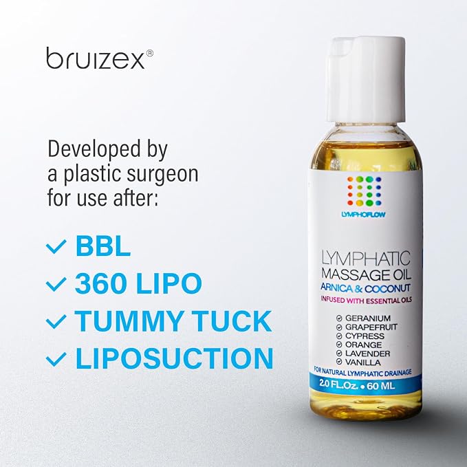 Lymphatic Drainage Massage Oil: Arnica and Coconut Oil - Image 4
