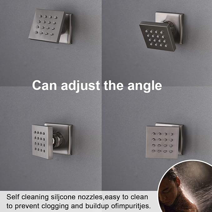 Shower System 16X26 inch Ceiling Mounted Shower Faucet Set - Image 7