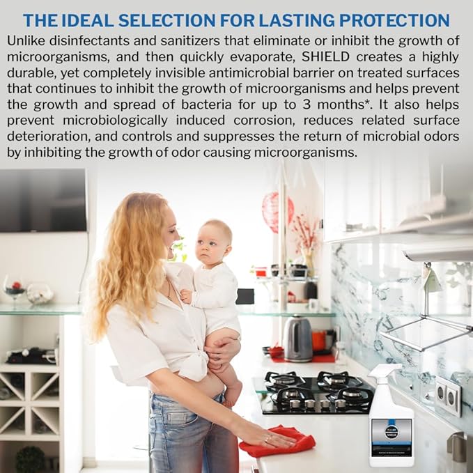PermaSafe Shield, 90-Day Antimicrobial Surface Protectant; Mold, Algae and Odor - Image 3