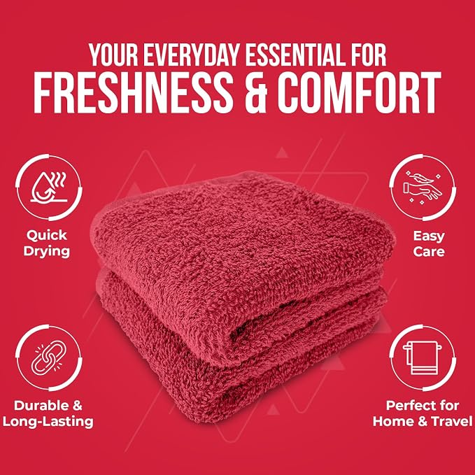 DAN RIVER 12 Pack Wash Cloths for Showering - Image 5