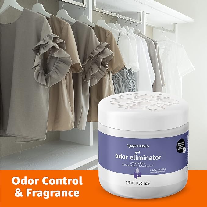 Amazon Basics Gel Odor Eliminator, Activated Charcoal, 17 Oz - Image 4
