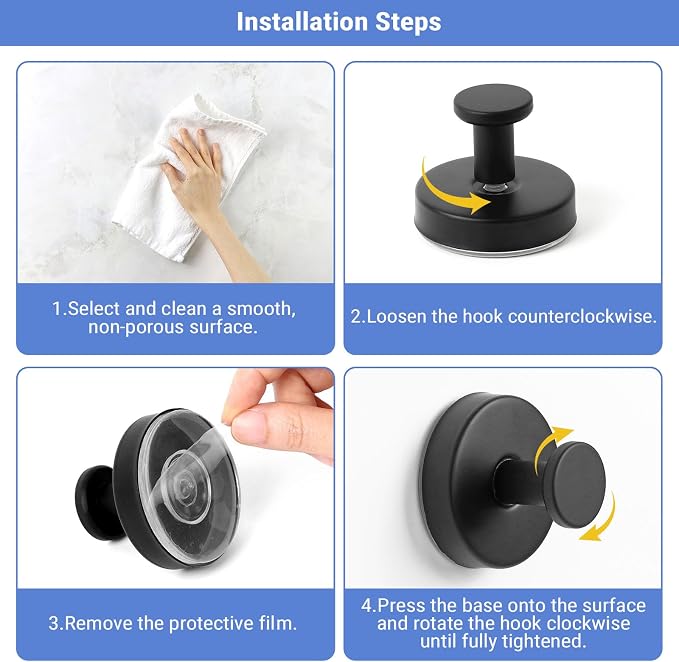 Suction Cup Hooks for Shower - Image 4