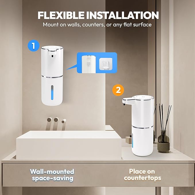 Automatic Foaming Soap Dispenser, Touchless Foam Soap Dispenser, 12.8oz - Image 4