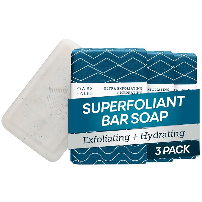Oars + Alps Eucalyptus Superfoliant Exfoliating Bar Soap by OarsAlps