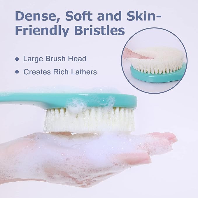 VANZAVANZU Exfoliating Shower Brush Back Scrubbers - Image 2
